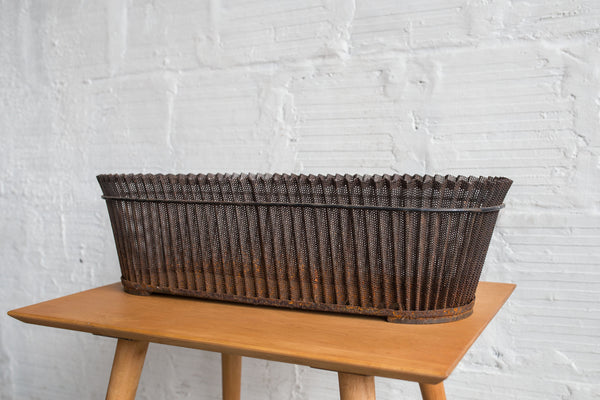Mathieu Matégot Perforated Iron Jardiniere Basket