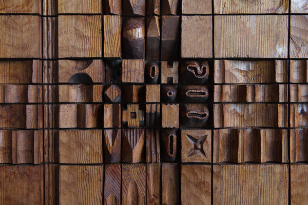 Redwood Wall Panel by Leroy Setziol