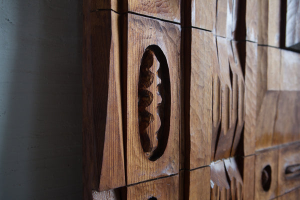 Redwood Wall Panel by Leroy Setziol