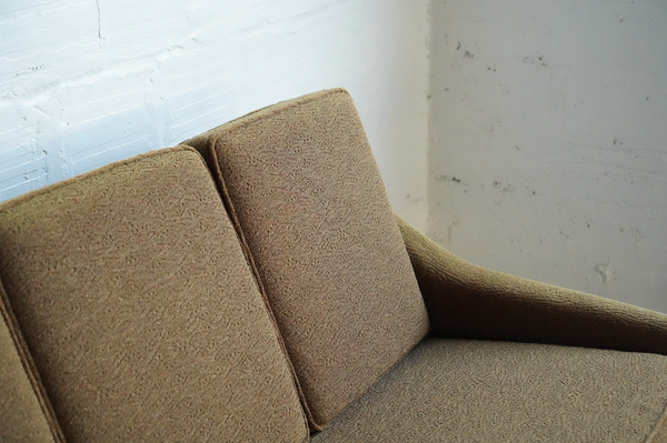 Vintage Sofa with Green Upholstery