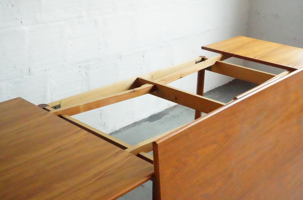 Danish Teak Extendable Dining Table