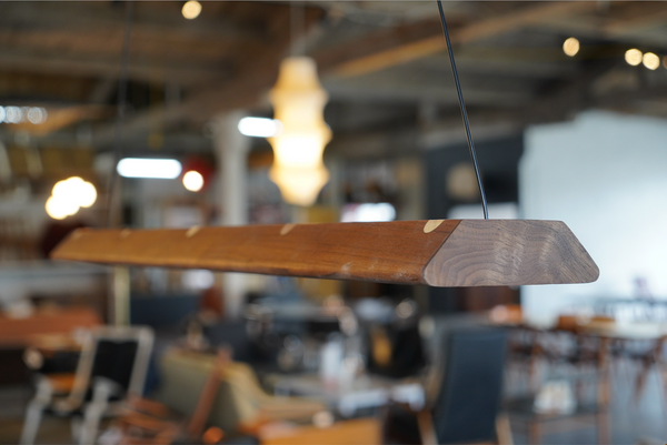 Walnut Bridge Pendant Light