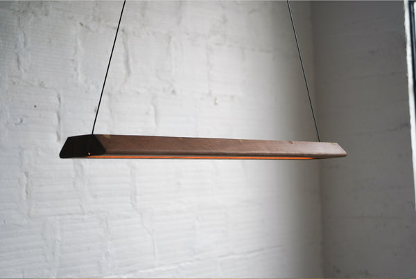 Walnut Bridge Pendant Light