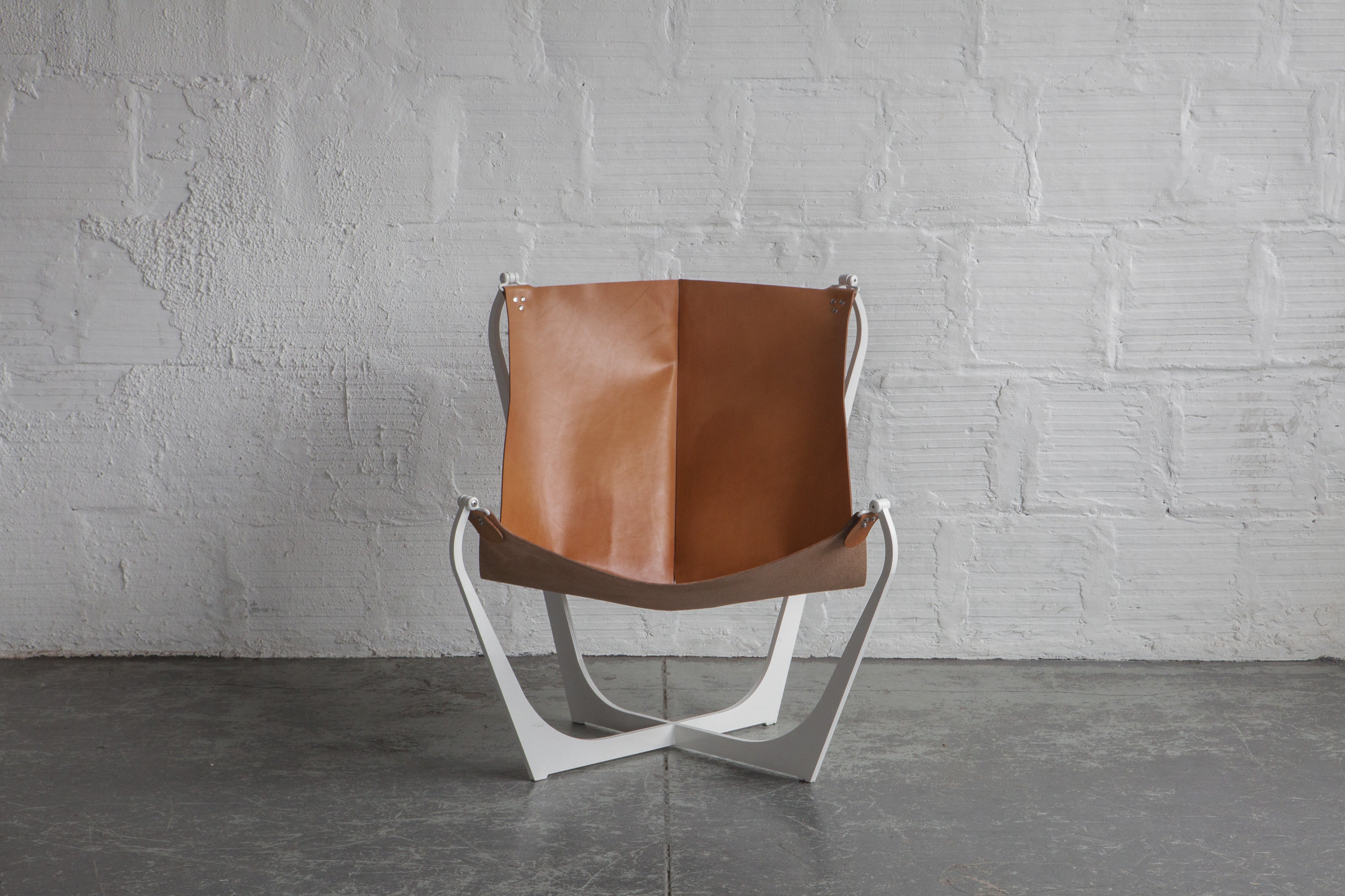 Vintage leather sling chair 2025