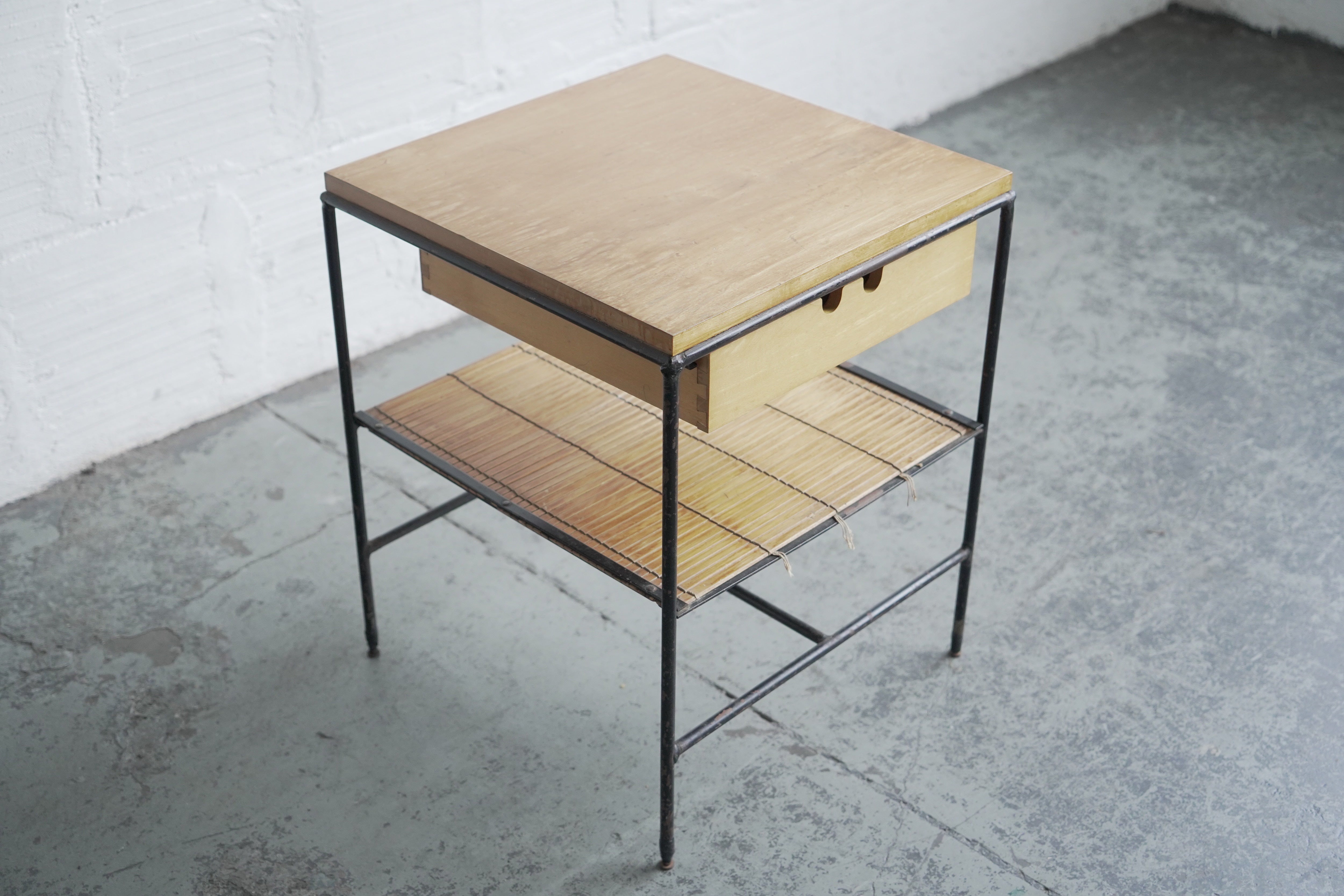 Bamboo nightstand on sale
