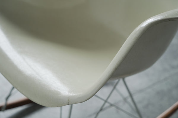 Herman Miller and Ray Eames Fiberglass Shell Rocking Chair