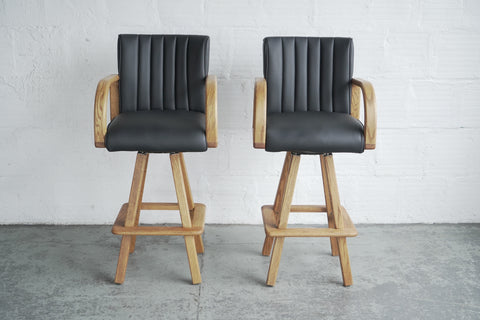 Upholstered Swivel Bar Stools