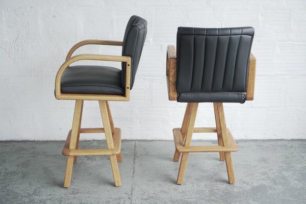 Upholstered Swivel Bar Stools
