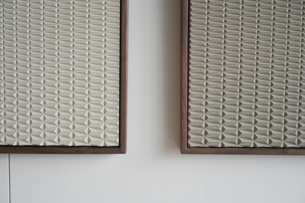 Triangle Grid Triptych