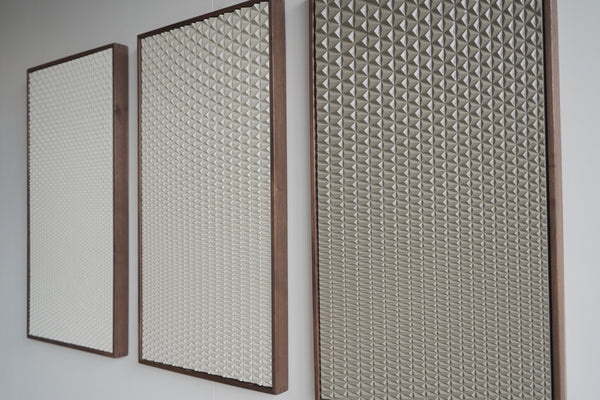 Triangle Grid Triptych