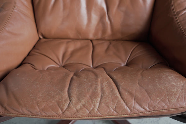 Sigurd Ressell Falcon Chair and Ottoman