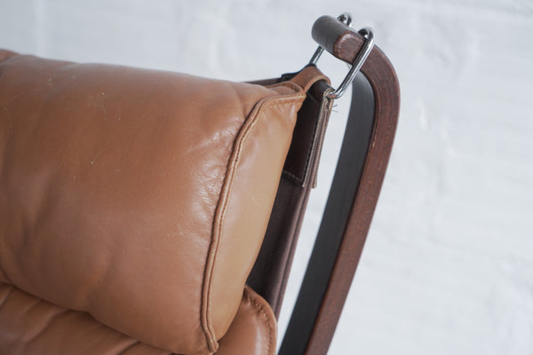 Sigurd Ressell Falcon Chair and Ottoman