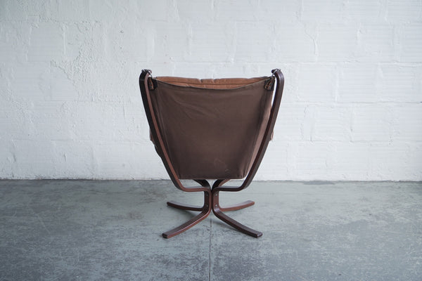 Sigurd Ressell Falcon Chair and Ottoman