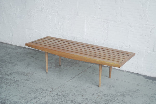Slatted Walnut Coffee Table
