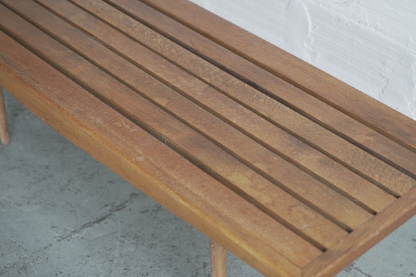 Slatted Walnut Coffee Table