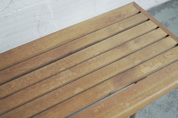 Slatted Walnut Coffee Table