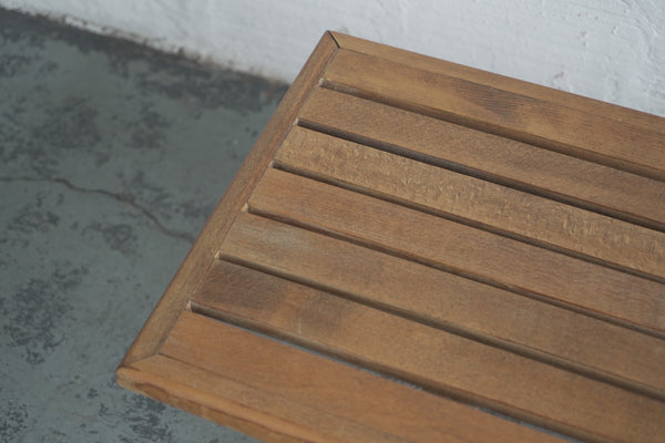Slatted Walnut Coffee Table