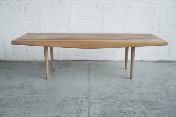 Slatted Walnut Coffee Table