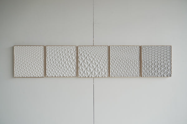 Stretched Triangle Grid Polyptych