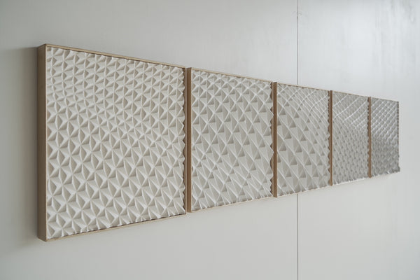 Stretched Triangle Grid Polyptych