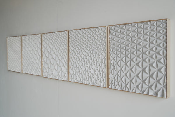 Stretched Triangle Grid Polyptych