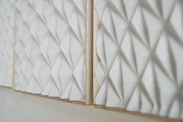 Stretched Triangle Grid Polyptych