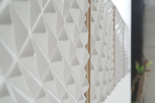 Stretched Triangle Grid Polyptych