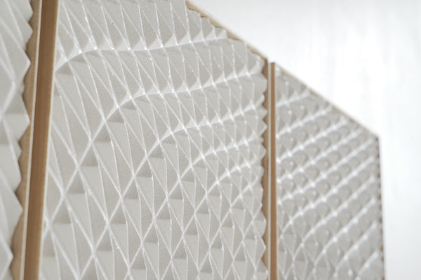 Stretched Triangle Grid Polyptych