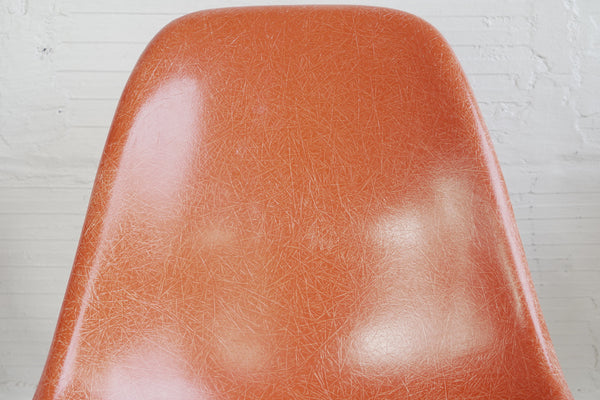 Eames Orange Fiberglass Shell Chairs