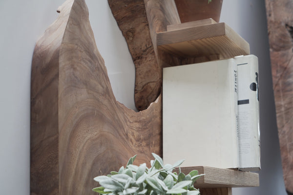 Live Edge Wall Shelf