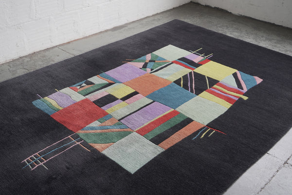 Persian Tabriz Modernist Rug