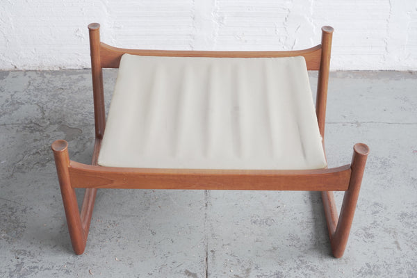 Ole Wanscher for France & Søn Rocker and Ottoman