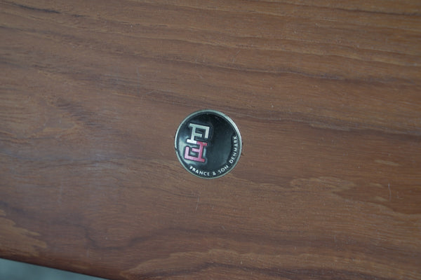 Ole Wanscher for France & Søn Rocker and Ottoman