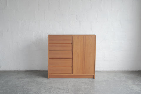 Danish Teak Cabinet Dresser