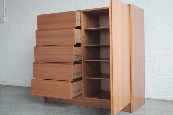 Danish Teak Cabinet Dresser