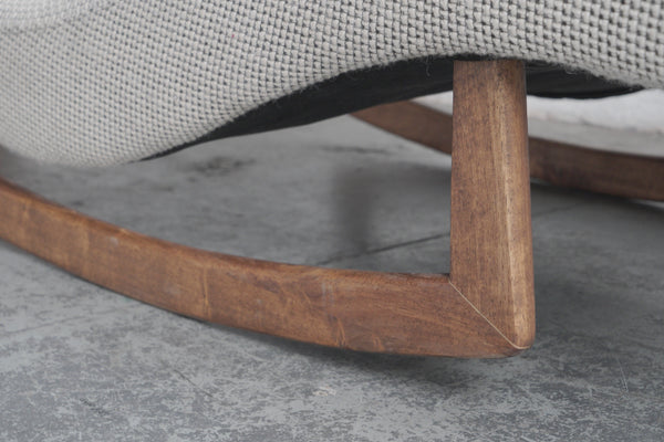 Wave Rocking Chaise Lounge in the Style of Adrian Pearsall