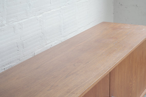 Svend Aage Larsen Teak Credenza with Tambour Doors