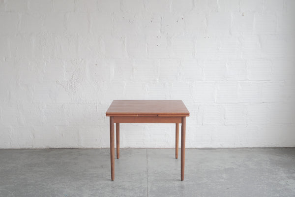 Danish Teak Draw-Leaf Dining Table