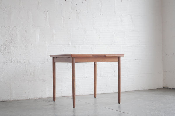Danish Teak Draw-Leaf Dining Table