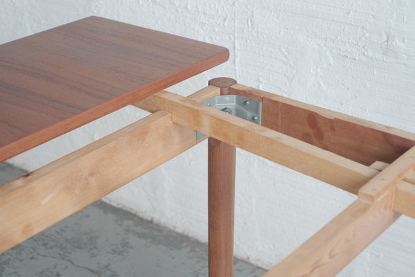 Danish Teak Draw-Leaf Dining Table