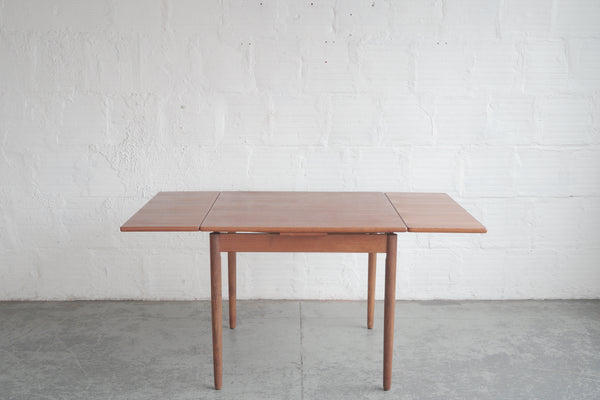 Danish Teak Draw-Leaf Dining Table