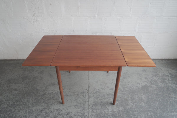 Danish Teak Draw-Leaf Dining Table