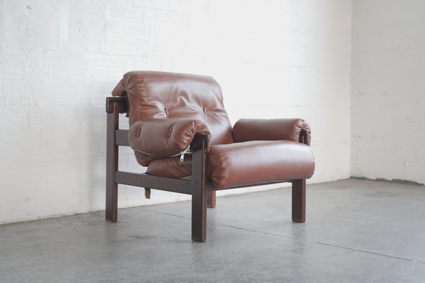 Jean Gillon Brazilian Jacaranda Lounge Chair