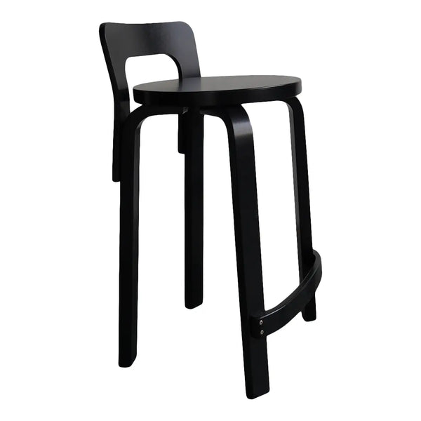 Alvar Aalto Artek K65 Lowback Counter Stool