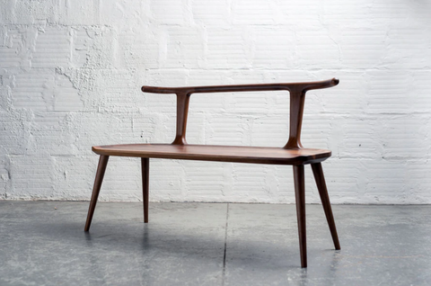 Oxbend Bench by Fernweh Woodworking