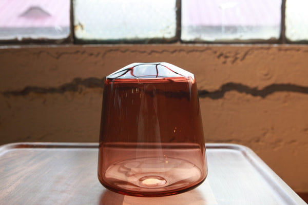 Matthew Abadi Transparent Gem Tone Tower Vases