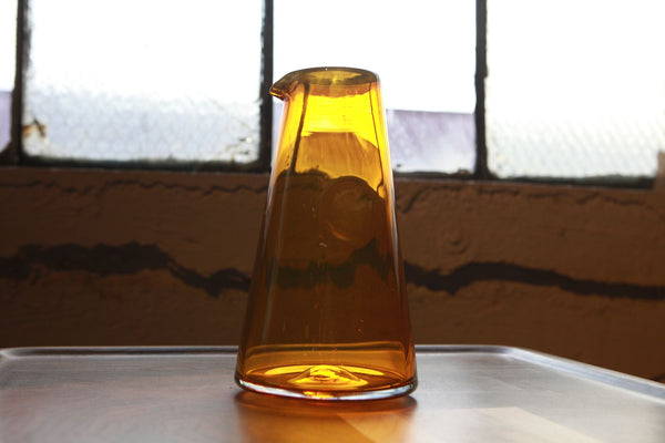 Matthew Abadi Transparent Gem Tone Dimple Pitchers