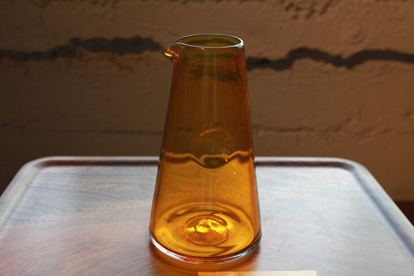 Matthew Abadi Transparent Gem Tone Dimple Pitchers